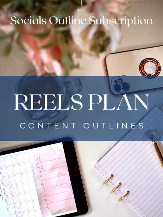 Reels Plan Content Outlines