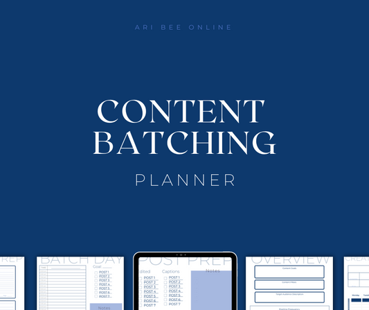 The Content Batching Planner