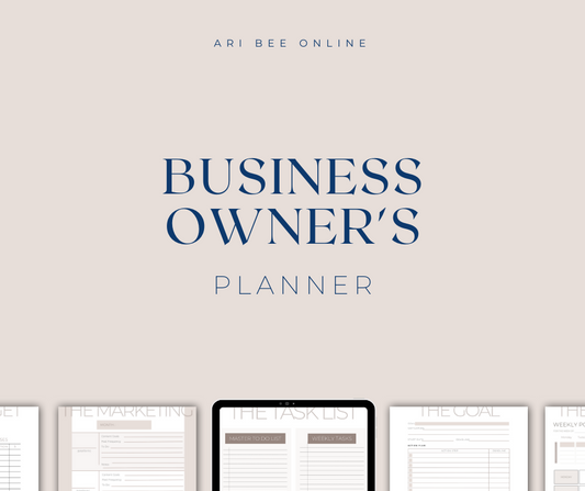 The Business Owner's Planner