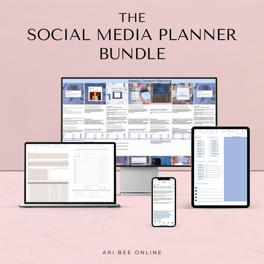 The Social Media Planner BUNDLE