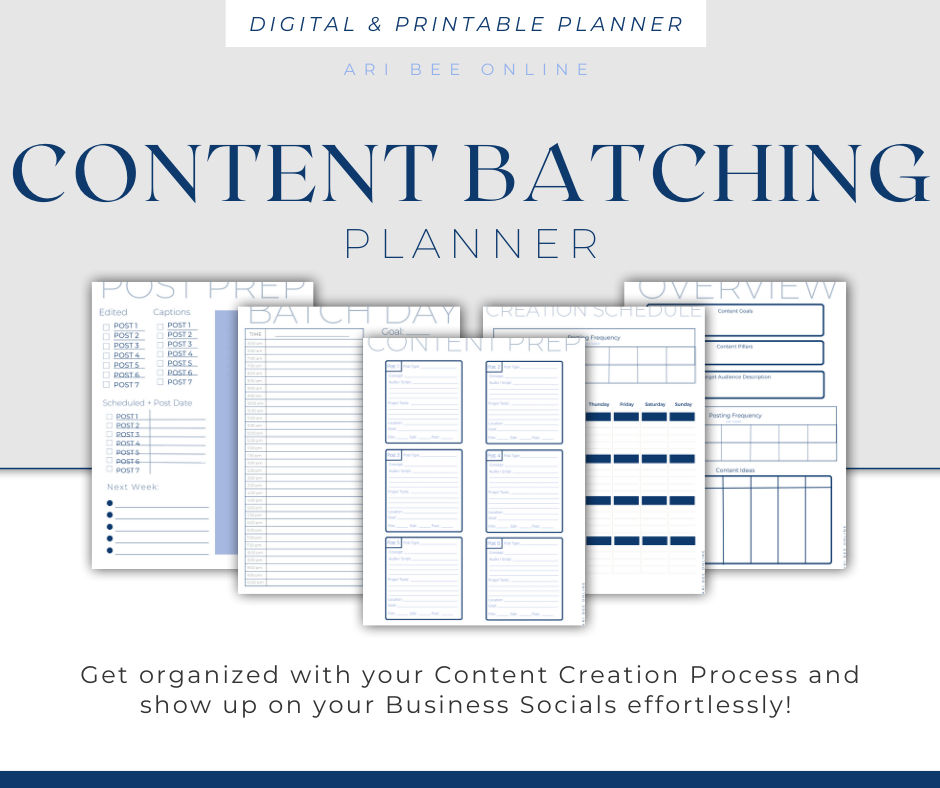 The Content Batching Planner