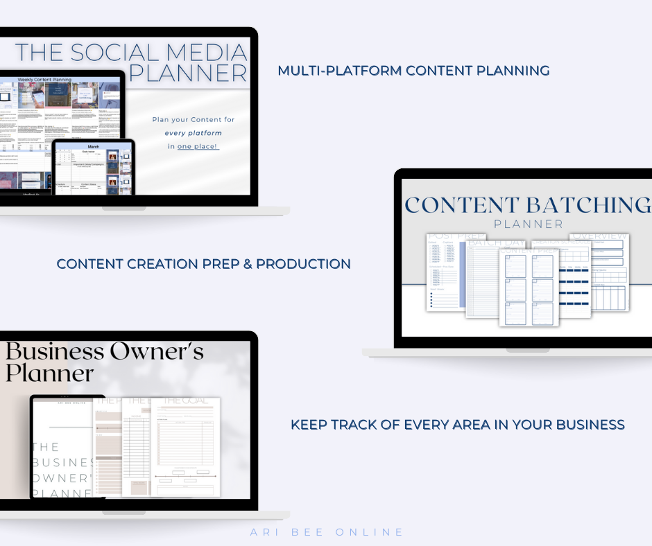 The Social Media Planner BUNDLE